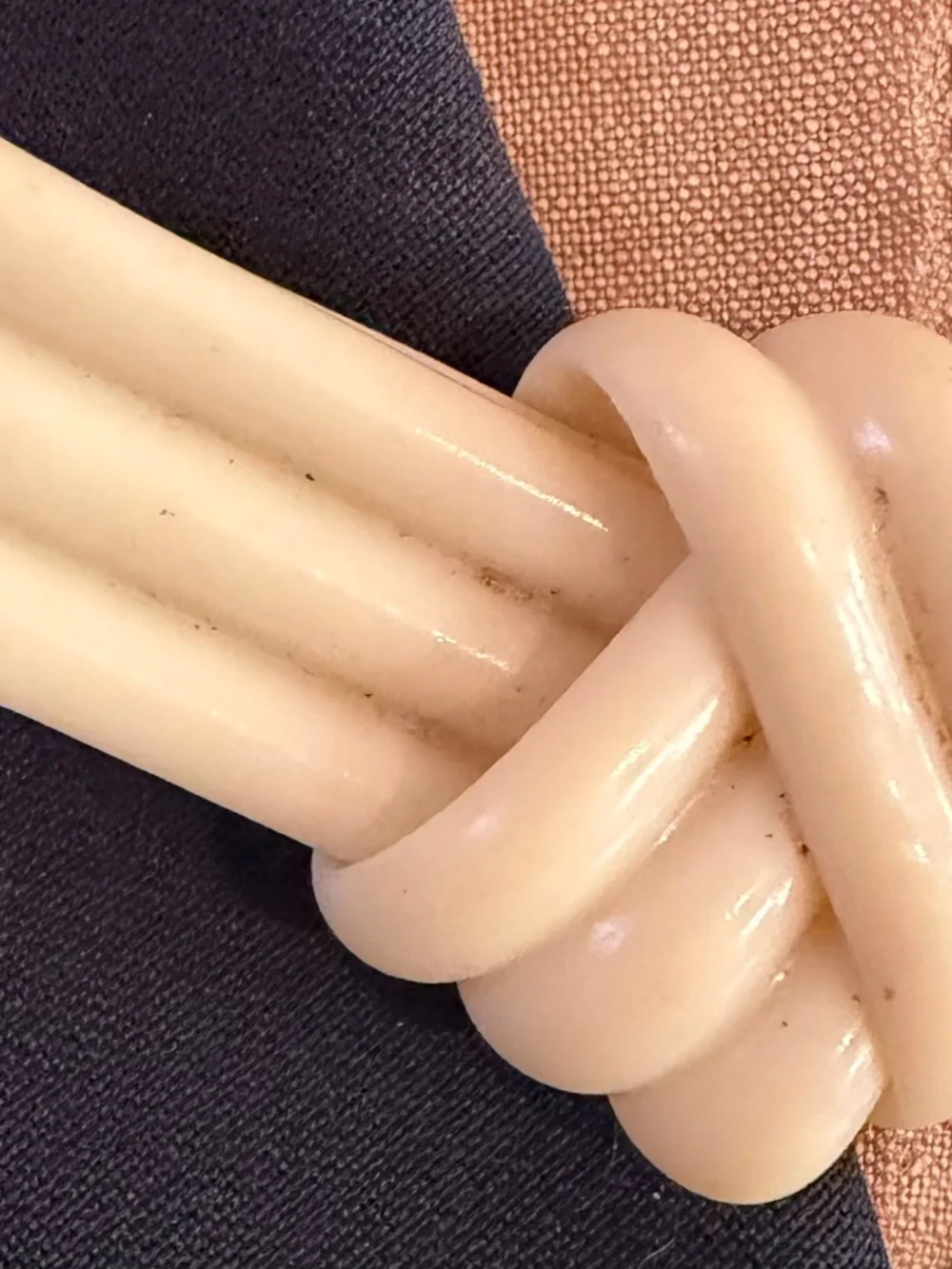 1930s-1940s Art Deco Celluloid Dress Clips